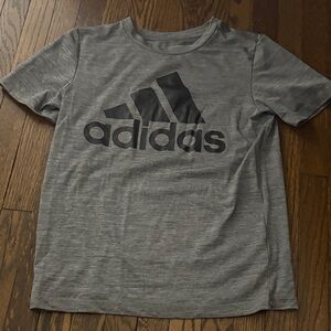Adidas Kids Charcoal Gray Tee